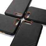 Wholesale iPhone 8 Plus / 7 Plus Cool Striped Armor PU Leather Case (Black Brown)